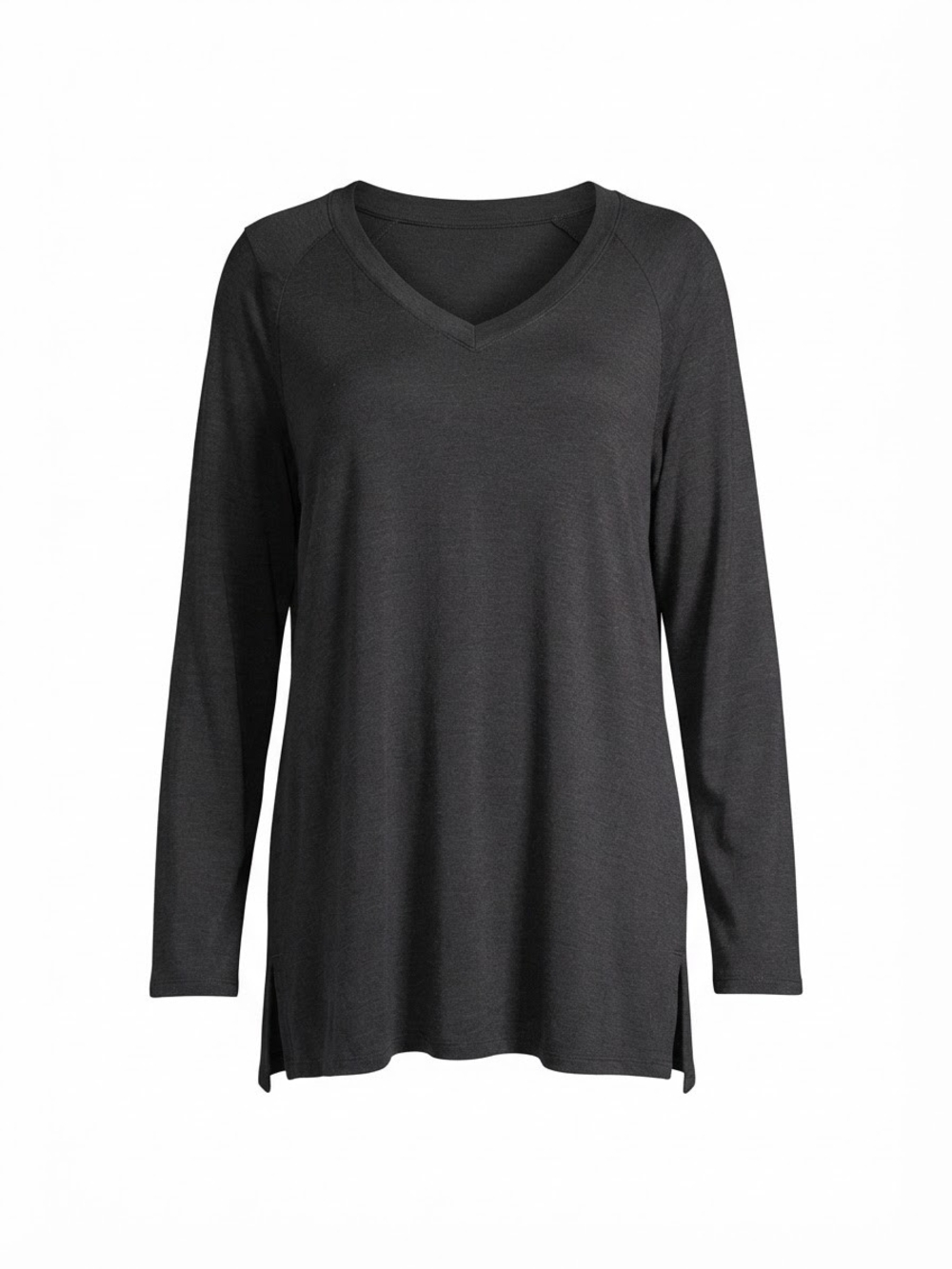 Banana Republic Black V-Neck Long Sleeve Tunic